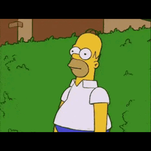 Backing into the bushes