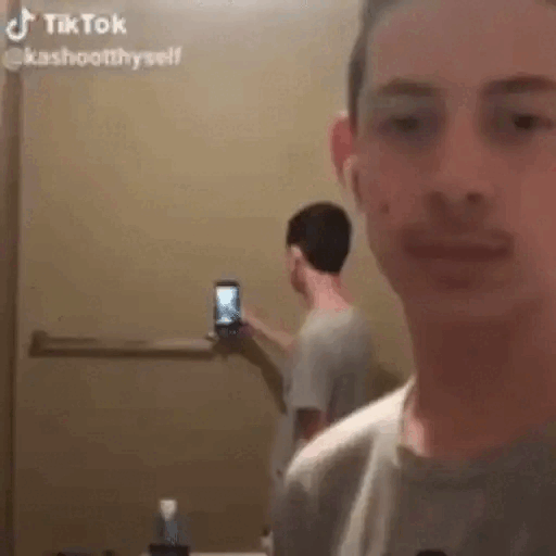 When you see yourself in the mirror