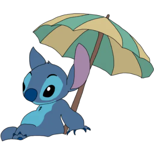 Chillin' under the beach umbrella