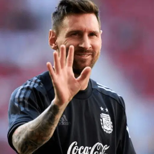 Friendly Wave from a Soccer Star