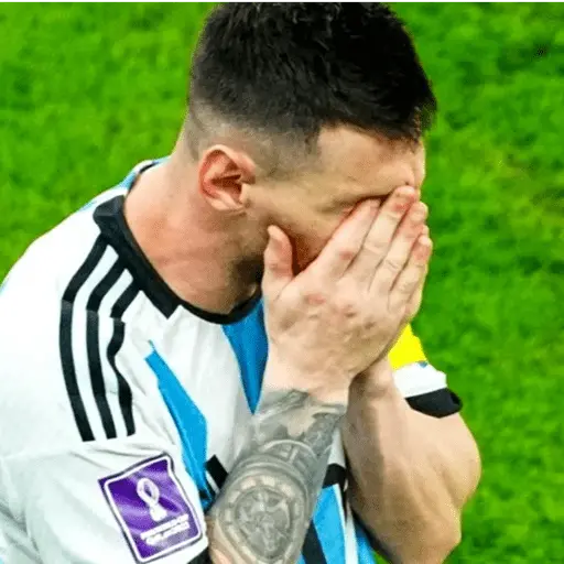 Messi Facepalm Moment