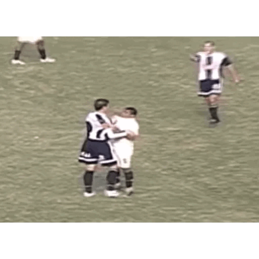 Unexpected Soccer Hug