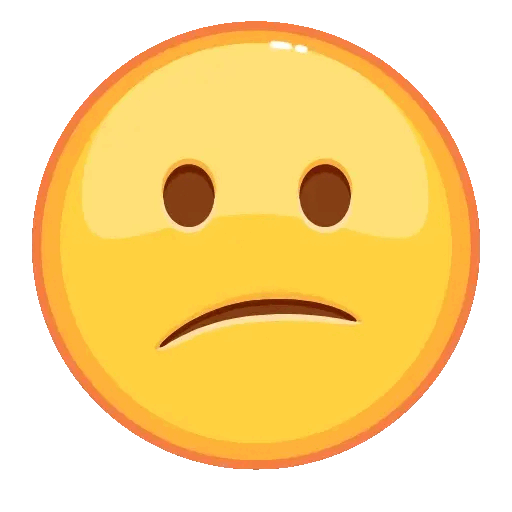 Unsure Emoji Face