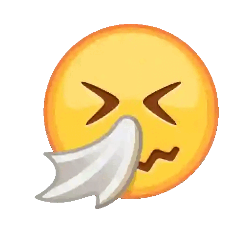 Sneezing Emoji Moment
