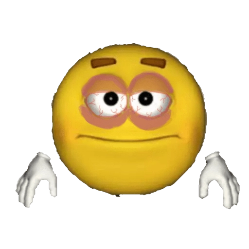 Exhausted Emoji