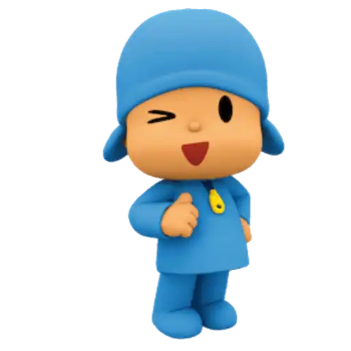 Winking Blue Hat Kid