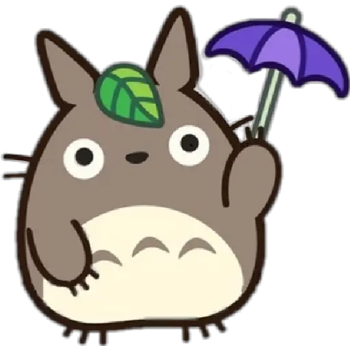 Totoro with Umbrella