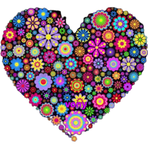 Floral Heart Explosion
