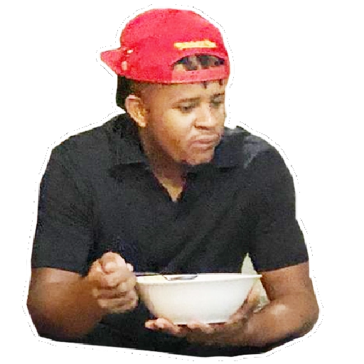 Skeptical Eating Face