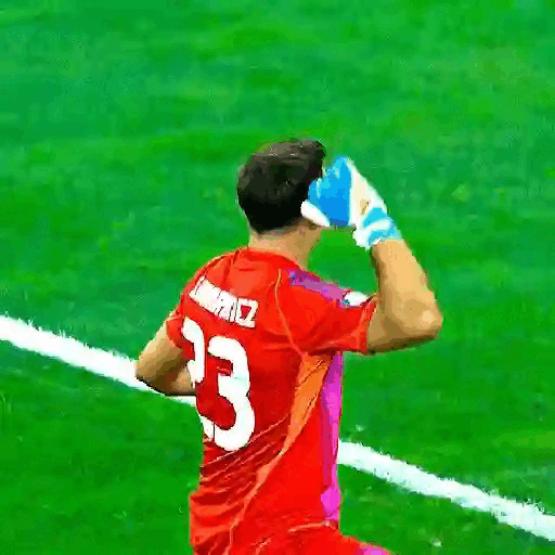 Victory Salute by Goalkeeper