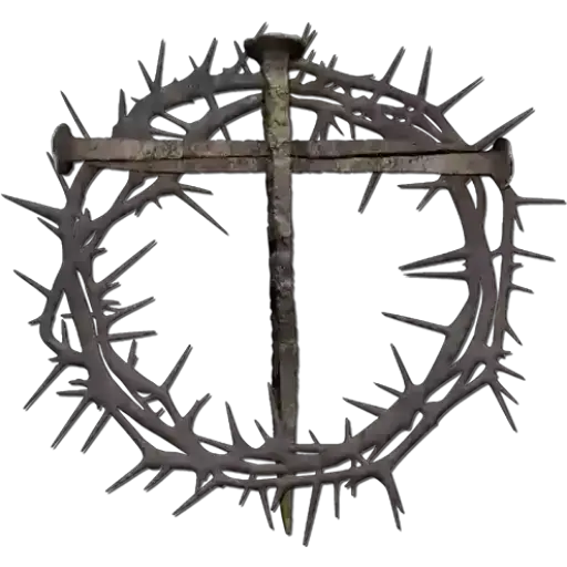 Crown of Thorns and Cross