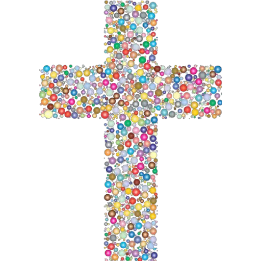 Colorful Beaded Cross