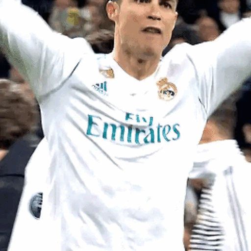 Celebratory Ronaldo