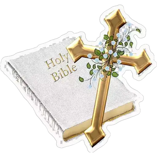 Holy Bible and Cross