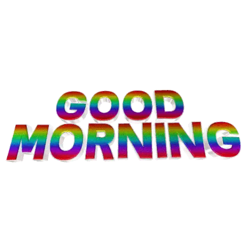 Rainbow Good Morning Greeting