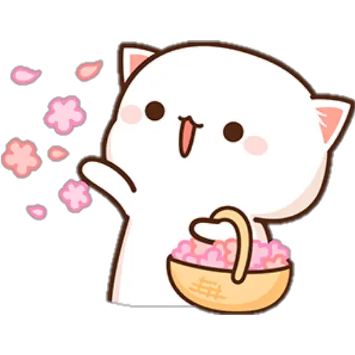 Cherry Blossom Cat Delight