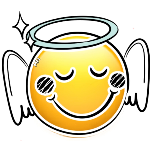 Smiling Angel Emoji