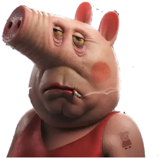 Tired Peppa Pig Look