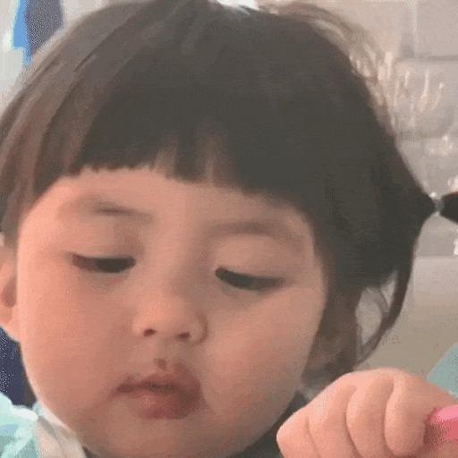 Unimpressed toddler