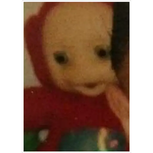 Terrified Teletubby